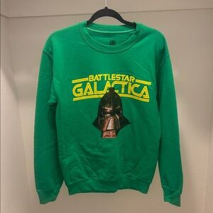 Battlestar Galactica Green Sweater size S